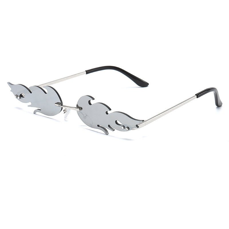 Lunettes de soleil métallisées Flame - Ivory Deals Market