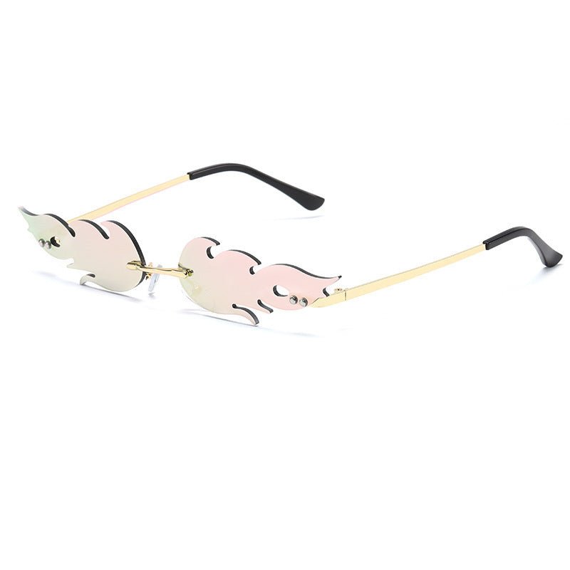 Lunettes de soleil métallisées Flame - Ivory Deals Market