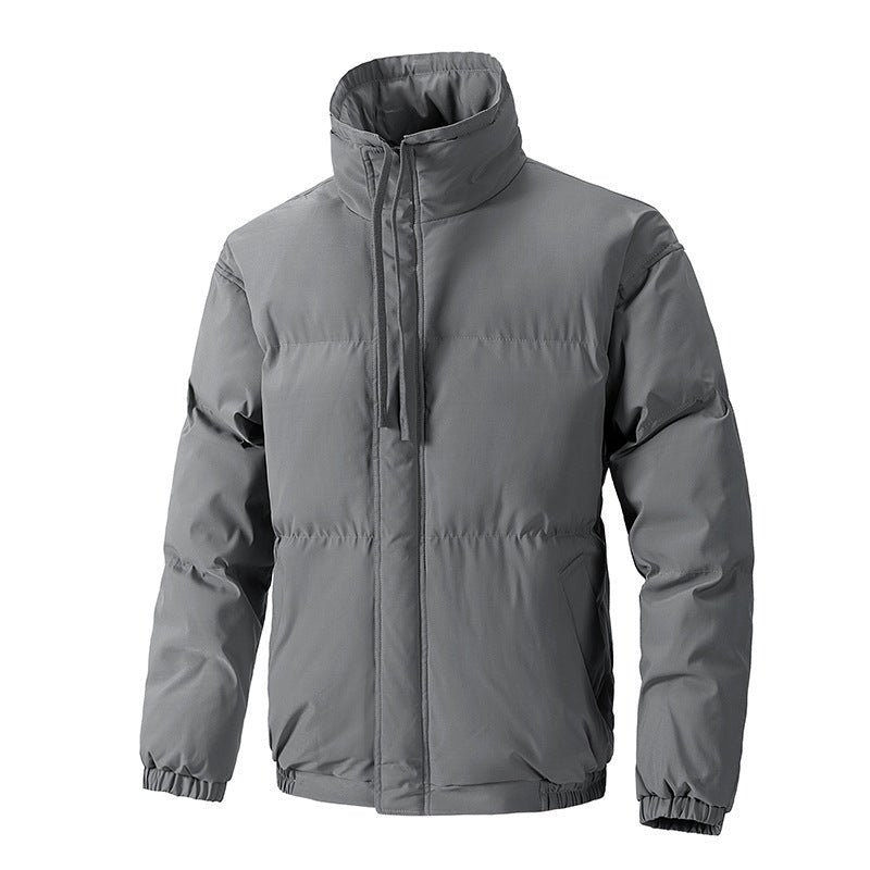 Manteau épais d'hiver à col montant pour hommes - Ivory Deals Market