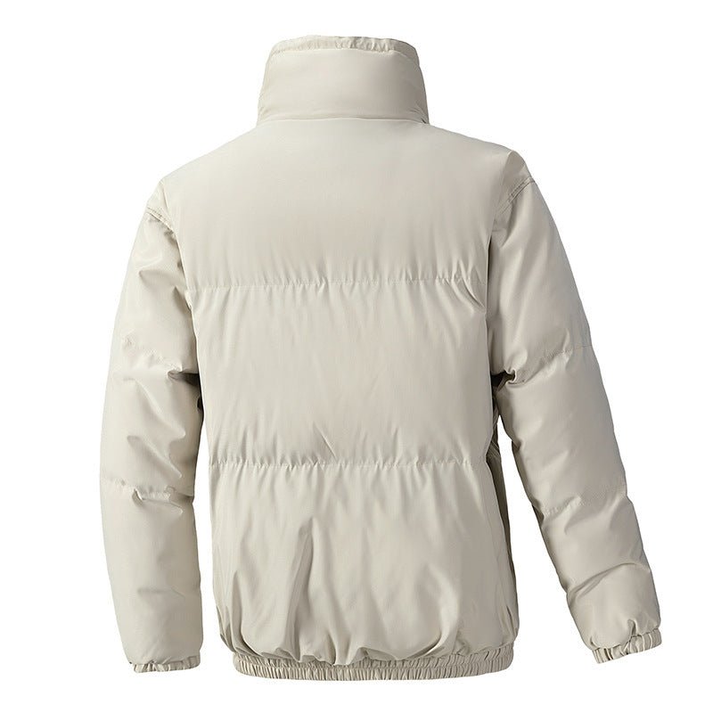 Manteau épais d'hiver à col montant pour hommes - Ivory Deals Market