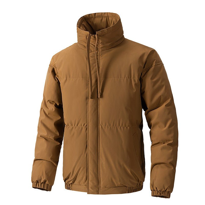 Manteau épais d'hiver à col montant pour hommes - Ivory Deals Market