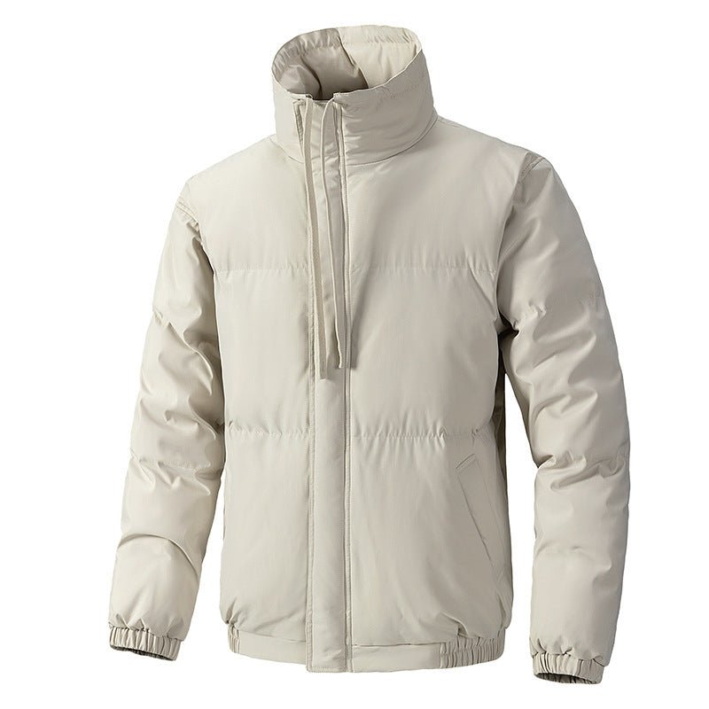 Manteau épais d'hiver à col montant pour hommes - Ivory Deals Market