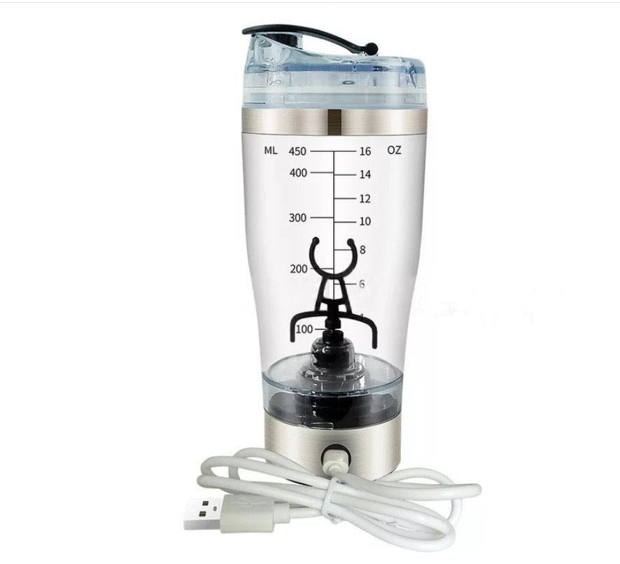 Mélangeur électrique de shake protéiné USB, bouteille de shake, mélangeur de lait, bouilloire de café, tasse de shaker électrique rechargeable pour le sport et la remise en forme - Ivory Deals Market