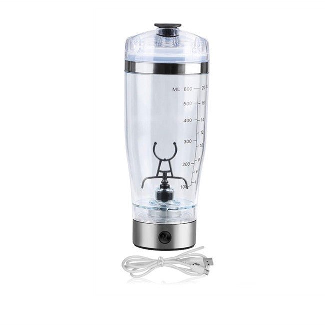 Mélangeur électrique de shake protéiné USB, bouteille de shake, mélangeur de lait, bouilloire de café, tasse de shaker électrique rechargeable pour le sport et la remise en forme - Ivory Deals Market