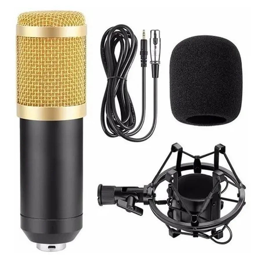 Microphone à condensateur pour l'enregistrement professionnel en studio de podcast. - Ivory Deals Market