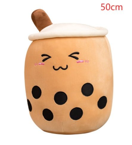 Mignon Fruit Boisson Peluche Rembourré Doux Fraise Lait Thé Peluche Boba Tasse Jouet Coussin Thé aux Perles Cadeau pour Enfants - Ivory Deals Market