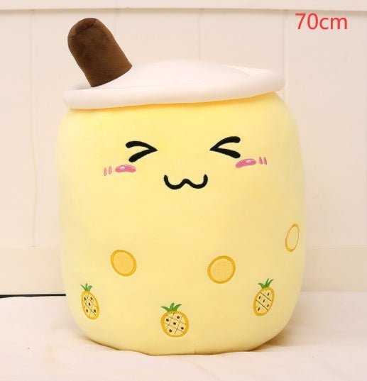 Mignon Fruit Boisson Peluche Rembourré Doux Fraise Lait Thé Peluche Boba Tasse Jouet Coussin Thé aux Perles Cadeau pour Enfants - Ivory Deals Market