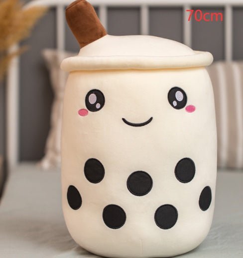 Mignon Fruit Boisson Peluche Rembourré Doux Fraise Lait Thé Peluche Boba Tasse Jouet Coussin Thé aux Perles Cadeau pour Enfants - Ivory Deals Market