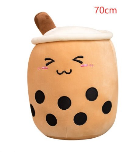 Mignon Fruit Boisson Peluche Rembourré Doux Fraise Lait Thé Peluche Boba Tasse Jouet Coussin Thé aux Perles Cadeau pour Enfants - Ivory Deals Market