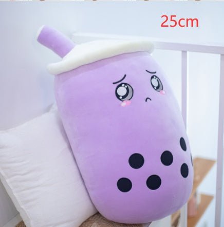 Mignon Fruit Boisson Peluche Rembourré Doux Fraise Lait Thé Peluche Boba Tasse Jouet Coussin Thé aux Perles Cadeau pour Enfants - Ivory Deals Market