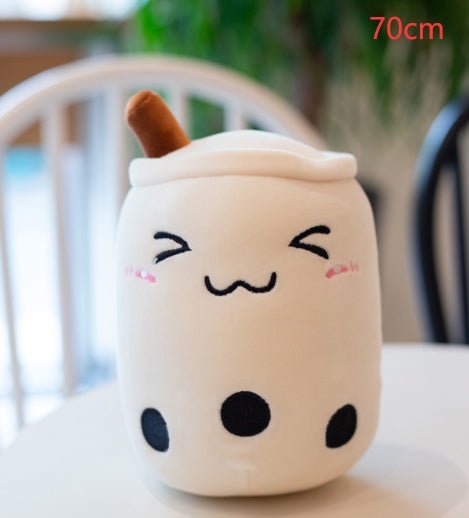 Mignon Fruit Boisson Peluche Rembourré Doux Fraise Lait Thé Peluche Boba Tasse Jouet Coussin Thé aux Perles Cadeau pour Enfants - Ivory Deals Market