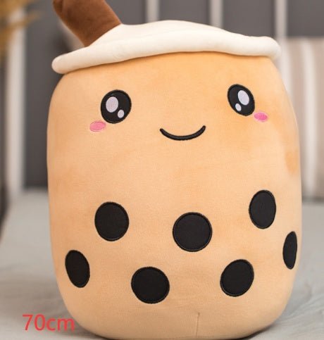 Mignon Fruit Boisson Peluche Rembourré Doux Fraise Lait Thé Peluche Boba Tasse Jouet Coussin Thé aux Perles Cadeau pour Enfants - Ivory Deals Market