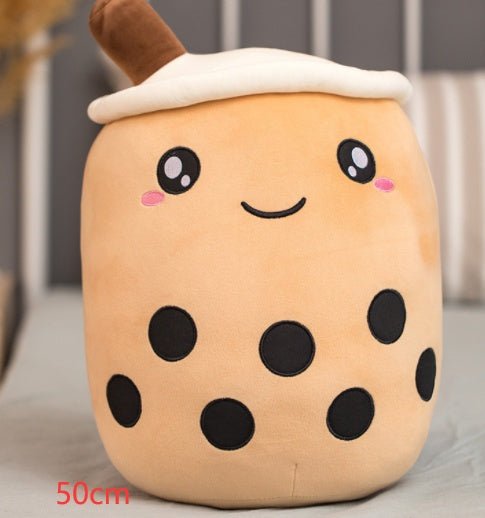 Mignon Fruit Boisson Peluche Rembourré Doux Fraise Lait Thé Peluche Boba Tasse Jouet Coussin Thé aux Perles Cadeau pour Enfants - Ivory Deals Market