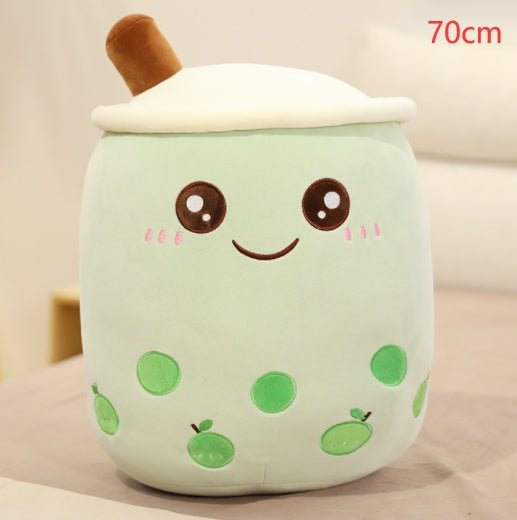 Mignon Fruit Boisson Peluche Rembourré Doux Fraise Lait Thé Peluche Boba Tasse Jouet Coussin Thé aux Perles Cadeau pour Enfants - Ivory Deals Market