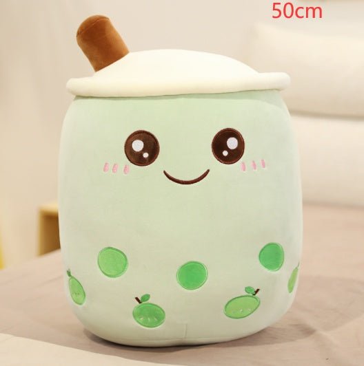 Mignon Fruit Boisson Peluche Rembourré Doux Fraise Lait Thé Peluche Boba Tasse Jouet Coussin Thé aux Perles Cadeau pour Enfants - Ivory Deals Market