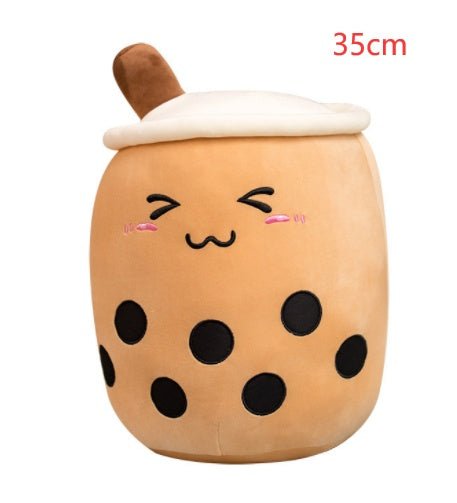 Mignon Fruit Boisson Peluche Rembourré Doux Fraise Lait Thé Peluche Boba Tasse Jouet Coussin Thé aux Perles Cadeau pour Enfants - Ivory Deals Market