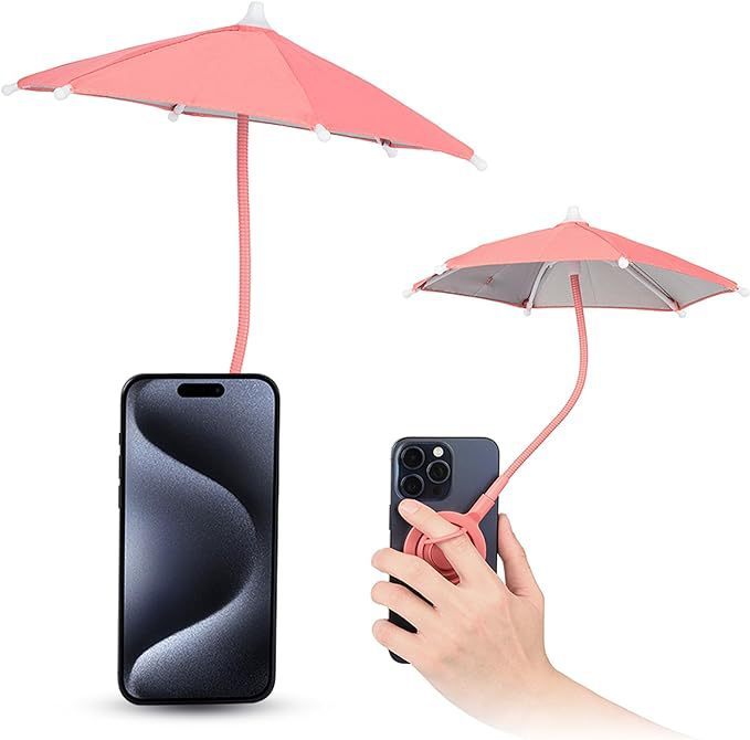 Mini Mobile Phone Anti - glare Motorcycle Umbrella - Ivory Deals Market